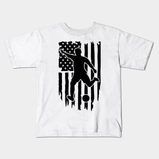 American Flag Soccer Shirt Kids T-Shirt